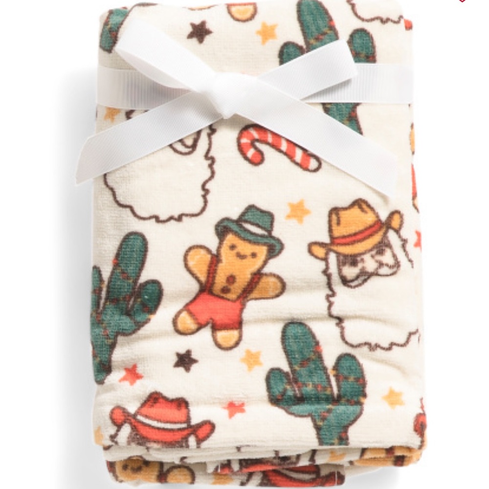 NEW Deborah Connolly Western CHRISTMAS Hand Towels